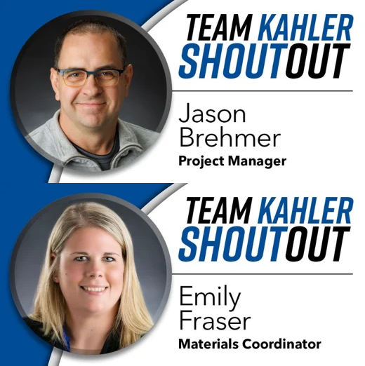 Team Kahler Shoutout