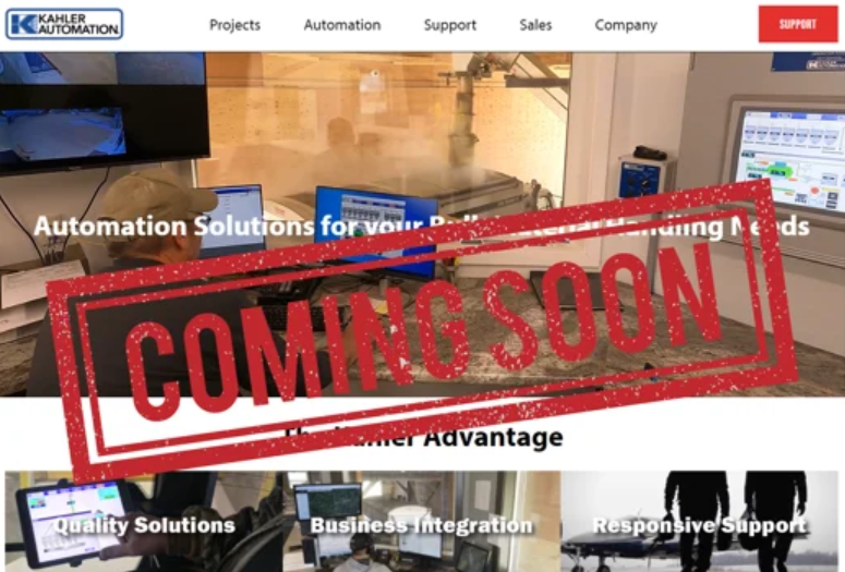 New Website Coming Soon